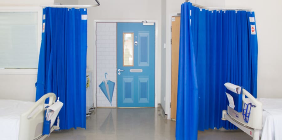 View of a hospital ward