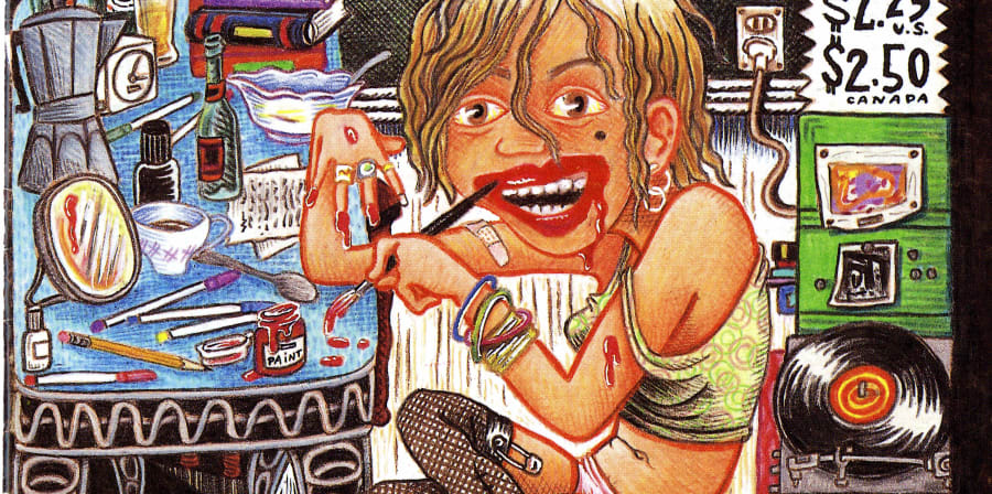 Front cover of 'Dirty Plotte' comic by Julie Douchet
