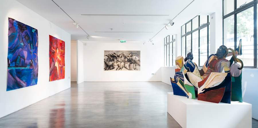 Installation photo of the Helena Samarasinghe exhibition at Camberwell Space 