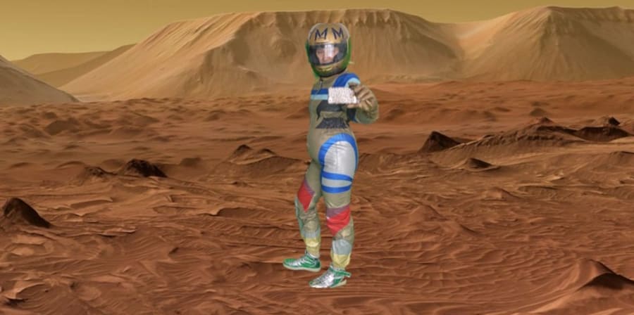 Digital Rendering of Mars Selfie 2019 Denise Ackerl