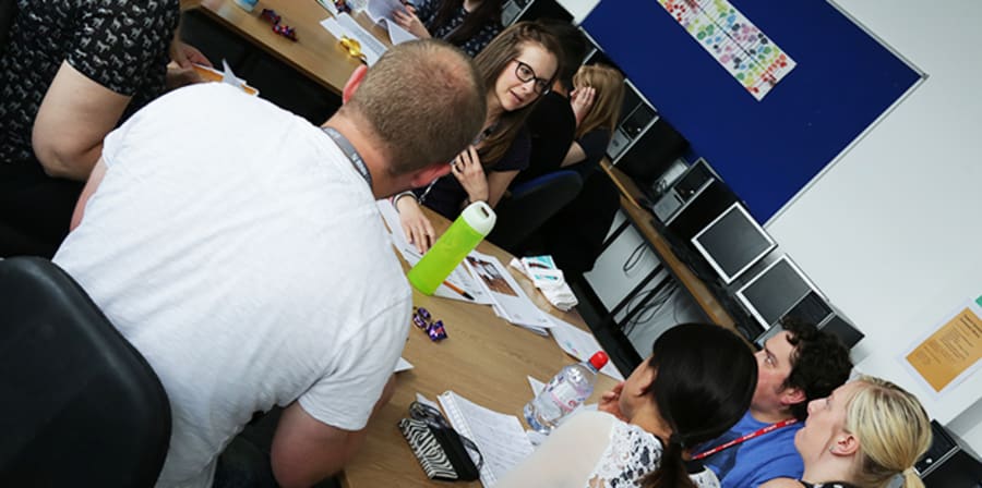 Teachers at bespoke CPD training course