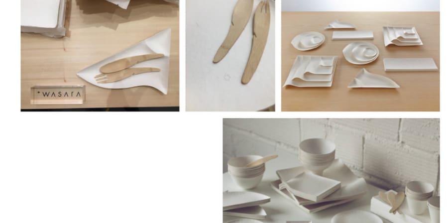 Packaging research into compostable cutlery.