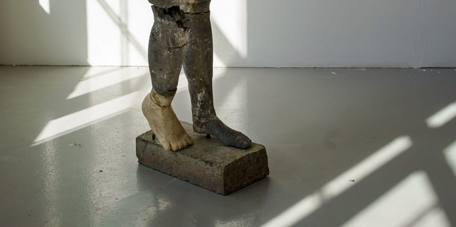 Sculpture of legs