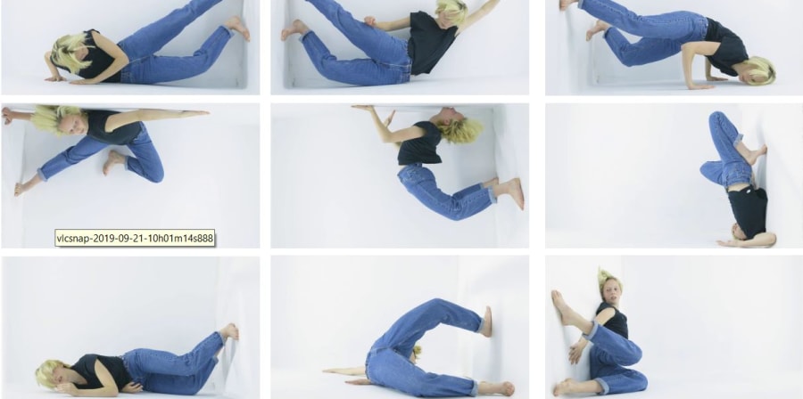 multiple images of a dancer
