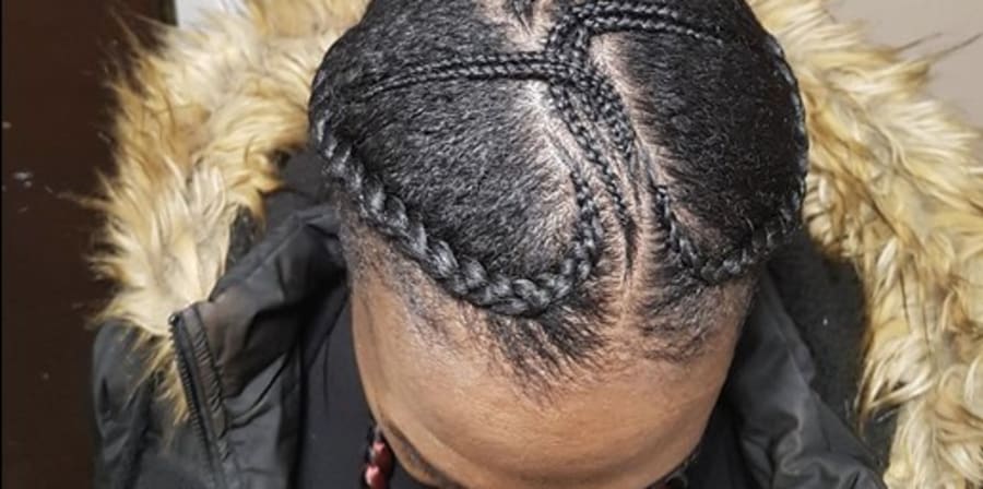 Photograph of a girls hair