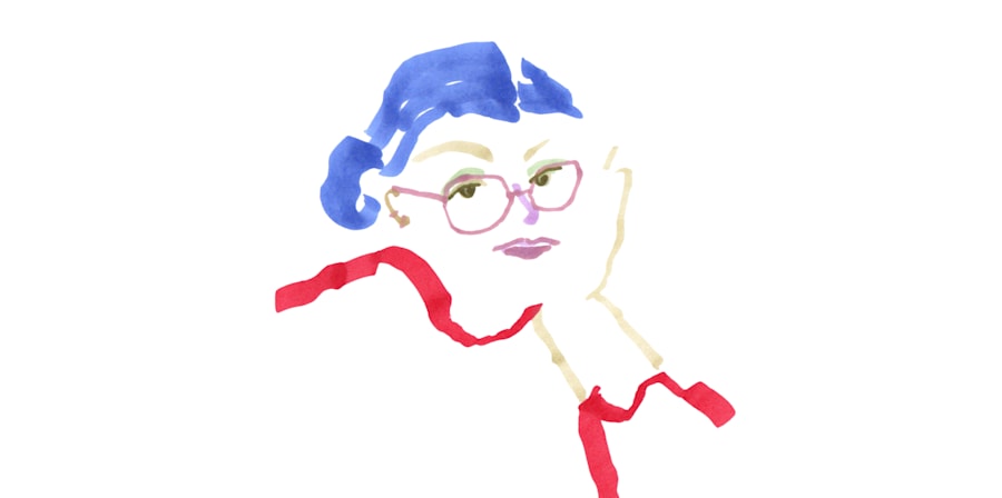 A colourful line drawn illustration of Bhairavi Yogasivam
