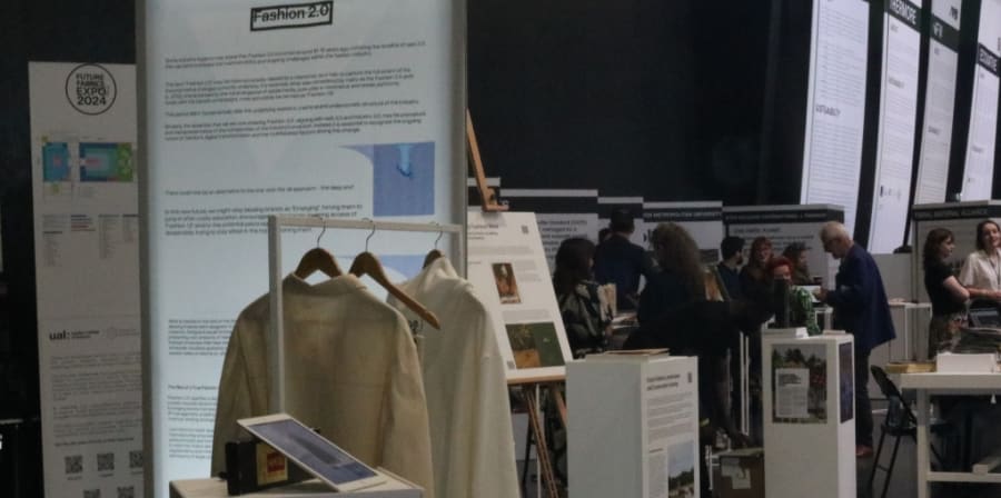 Fashion event with a variety of pop-up stalls.