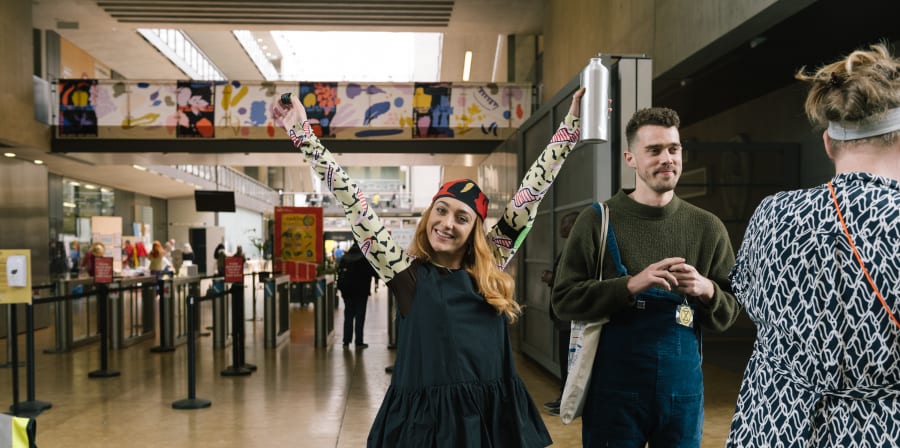 Picture of Abbi Fletcher at CSM college, smiling