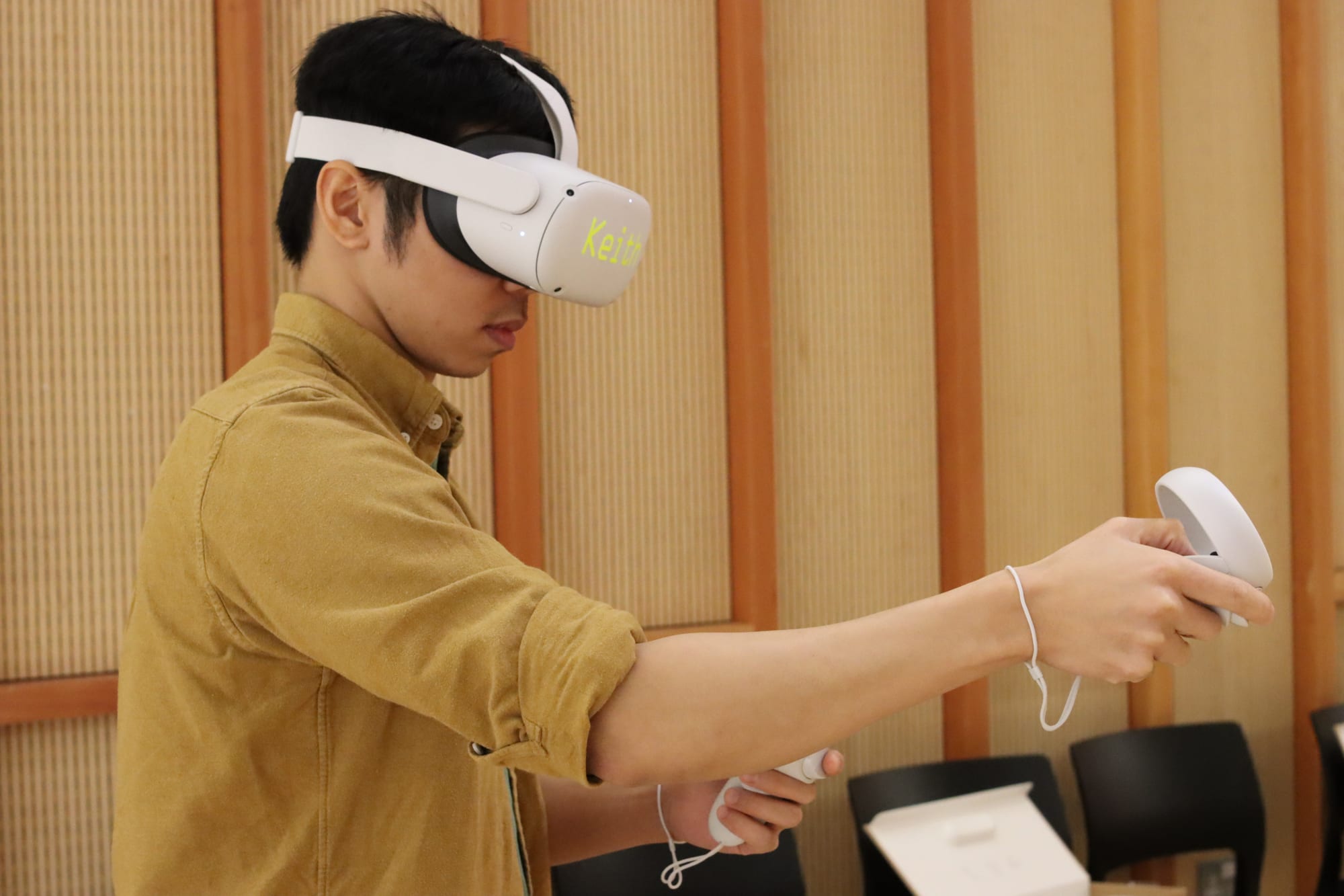 VR session hosted by the Illustration Programme, Camberwell College of Arts. Copyright: University of the Arts London.