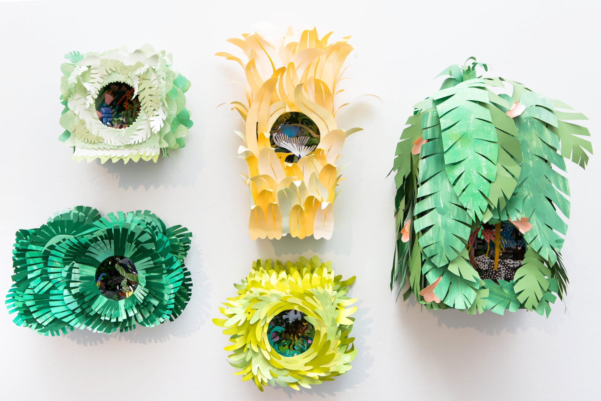 Paper sculptures by Yuqing Guo
