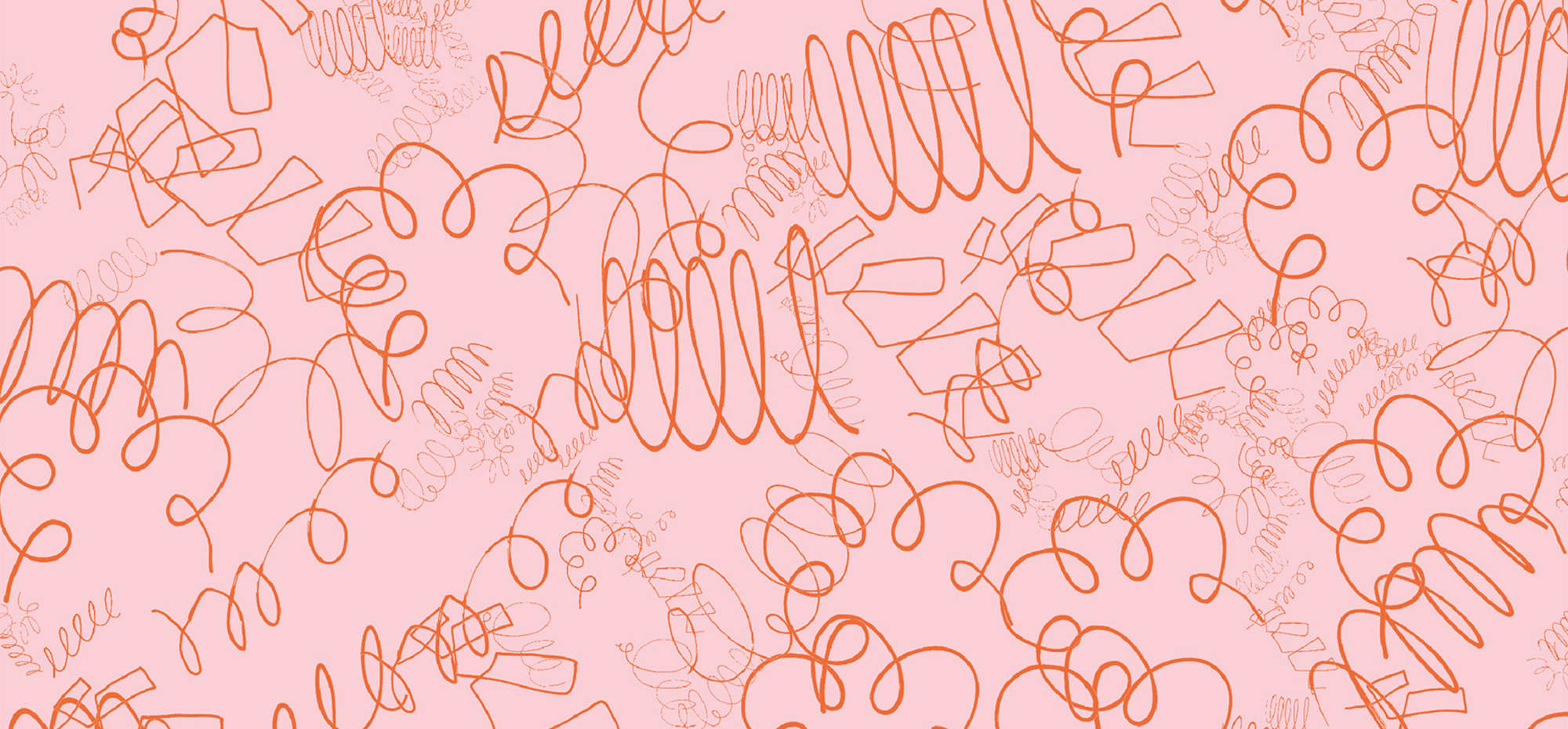 pink background with dark pink springs