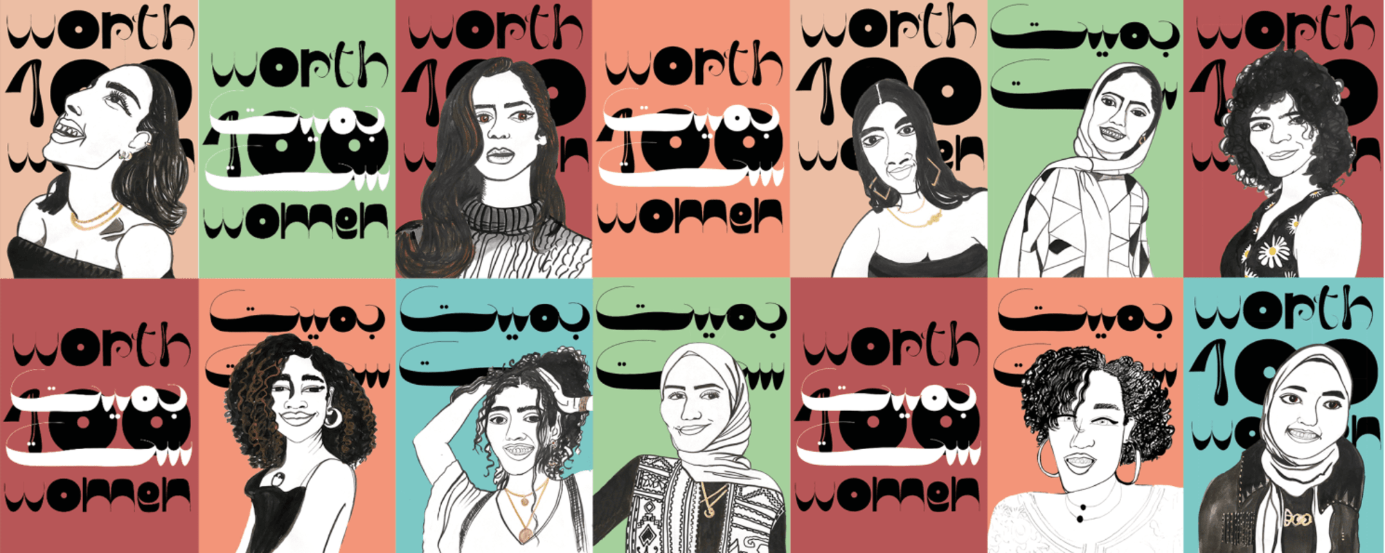 Illustrations of women 