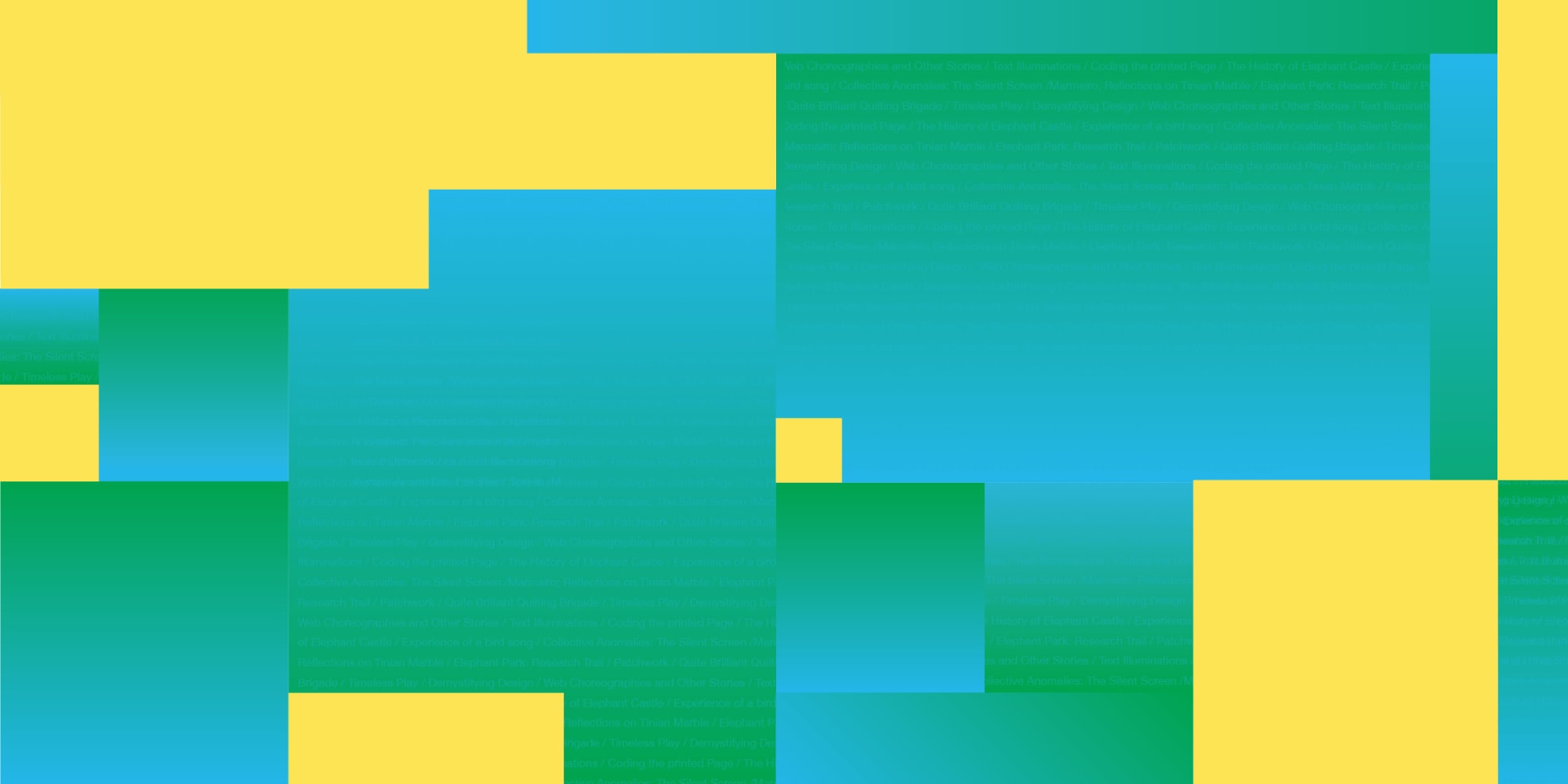 Colourful poster for London Design Festival