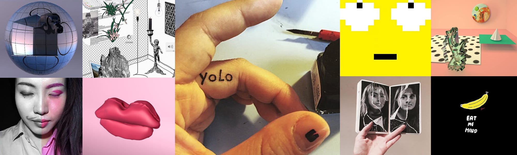 A compilation and range of colourful illustrative work.