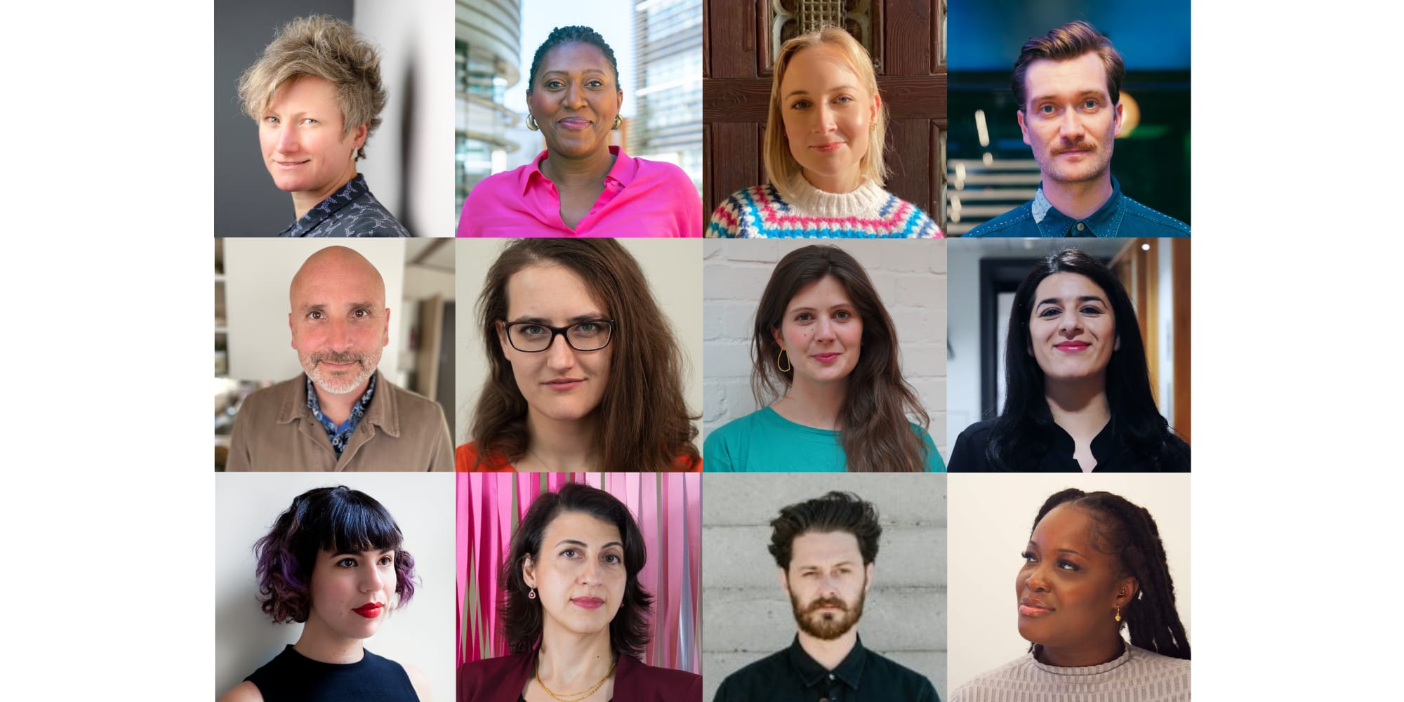 Collated grid of headshots of selected fellows
