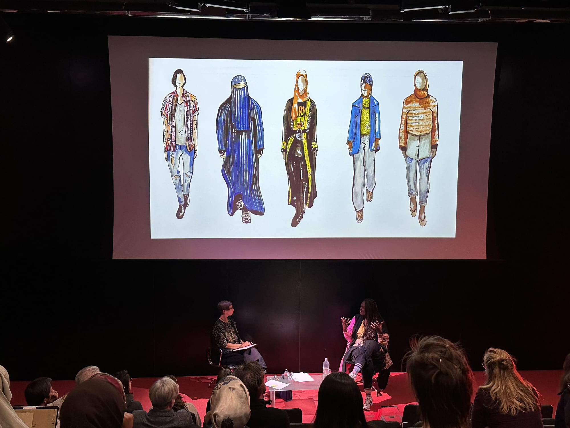 PC Williams shared her character sketch and costume design boards from We Are Lady Parts.