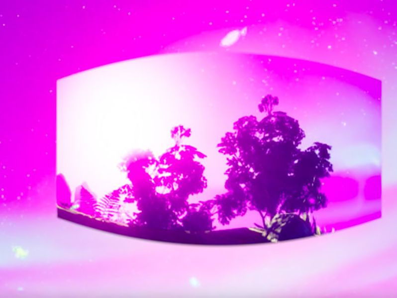 A film still of a bright digital environment.
