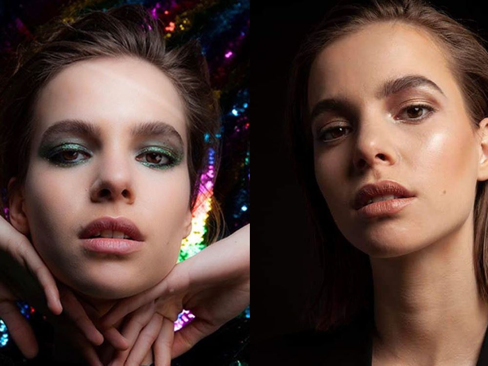 Make up looks on models