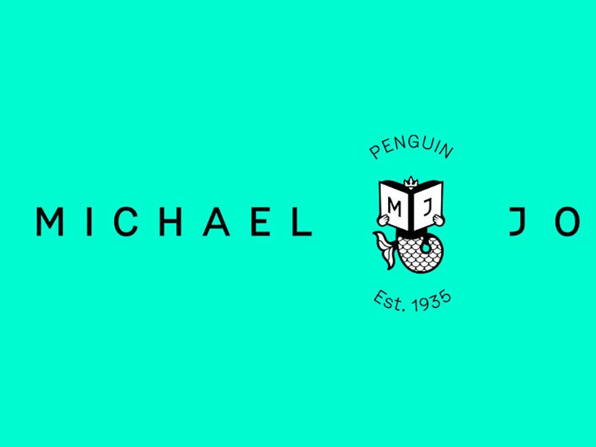 A graphic of the Penguin Michael Joseph branding.
