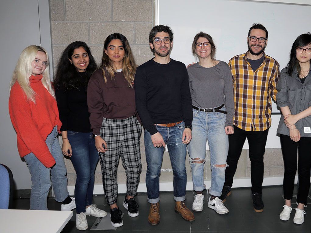 LCC students meet Vincent Aupetit from Third Floor Inc.