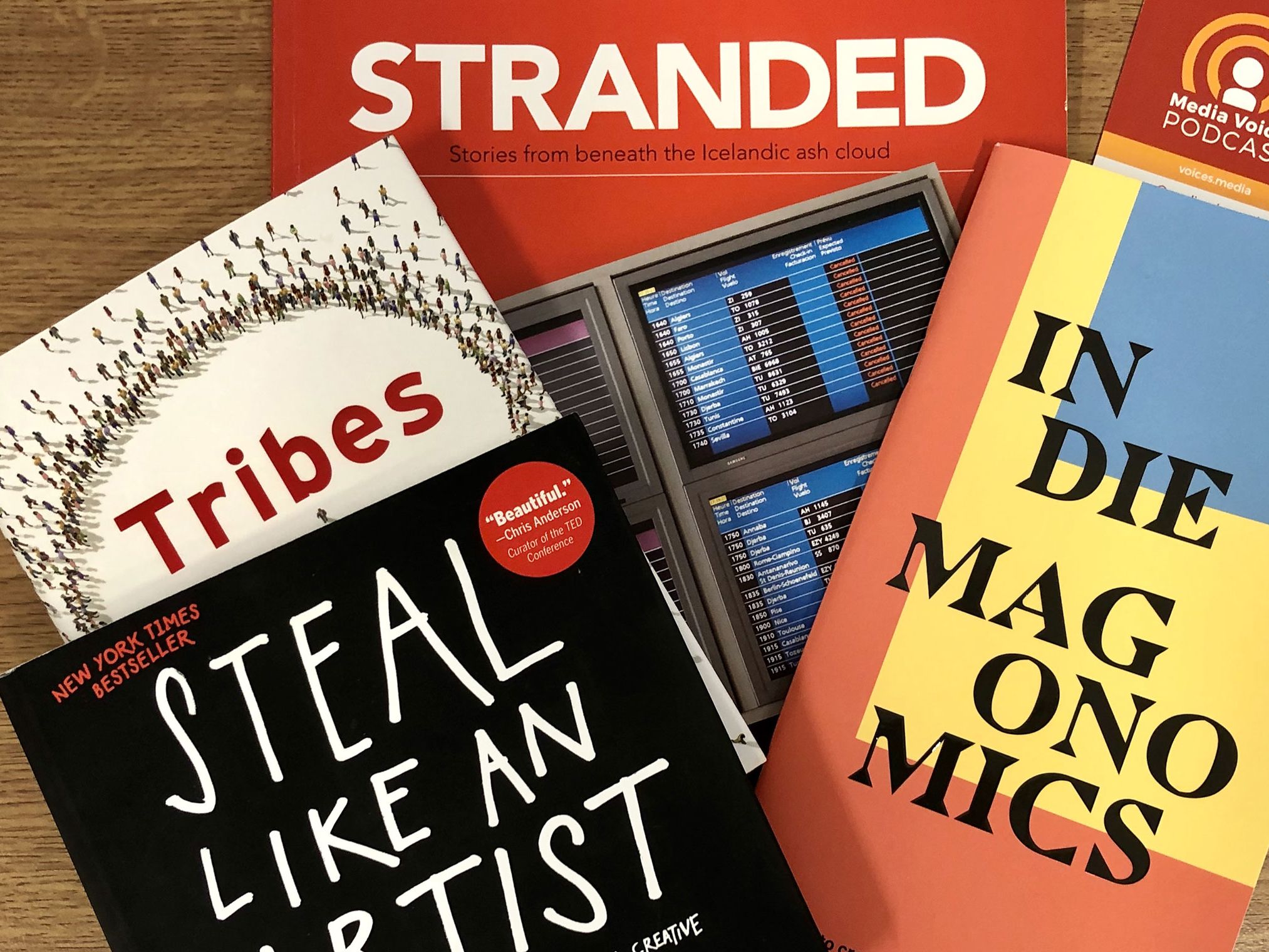 A banner image featuring all of Peter's Bookshelf Picks.