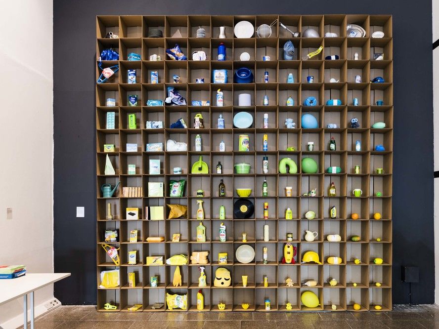 Colourful installation, Everything Happens So Much, London Design Festival 2018