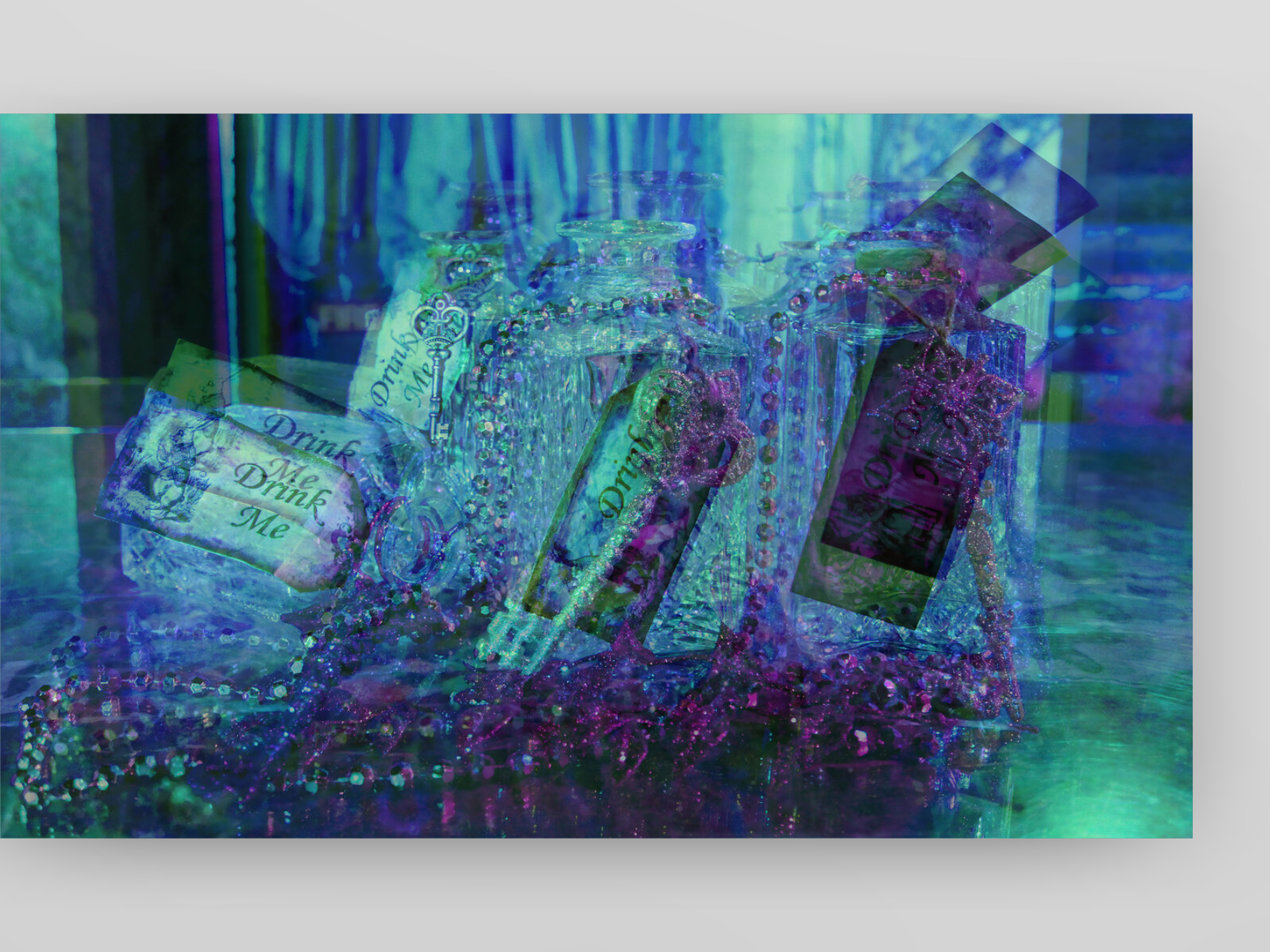 Alice in Wonderland inspired artwork by Dani Hiatt, a student specialising in photography