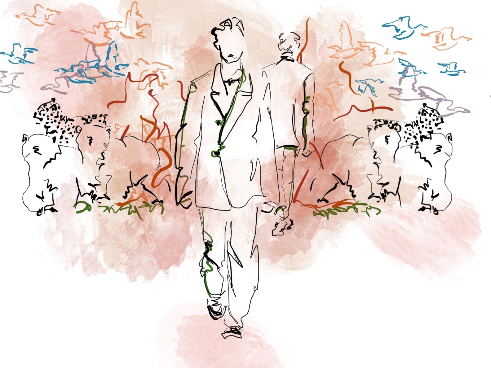 Colourful Fashion Illustration