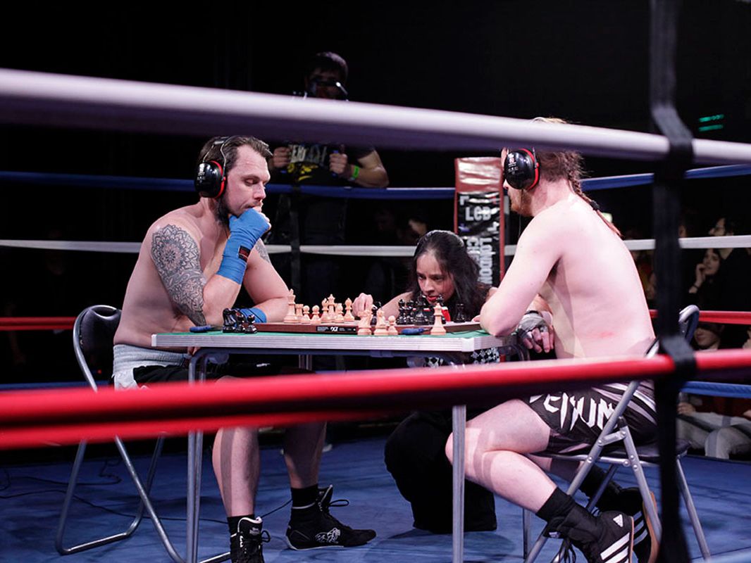 chess boxing match