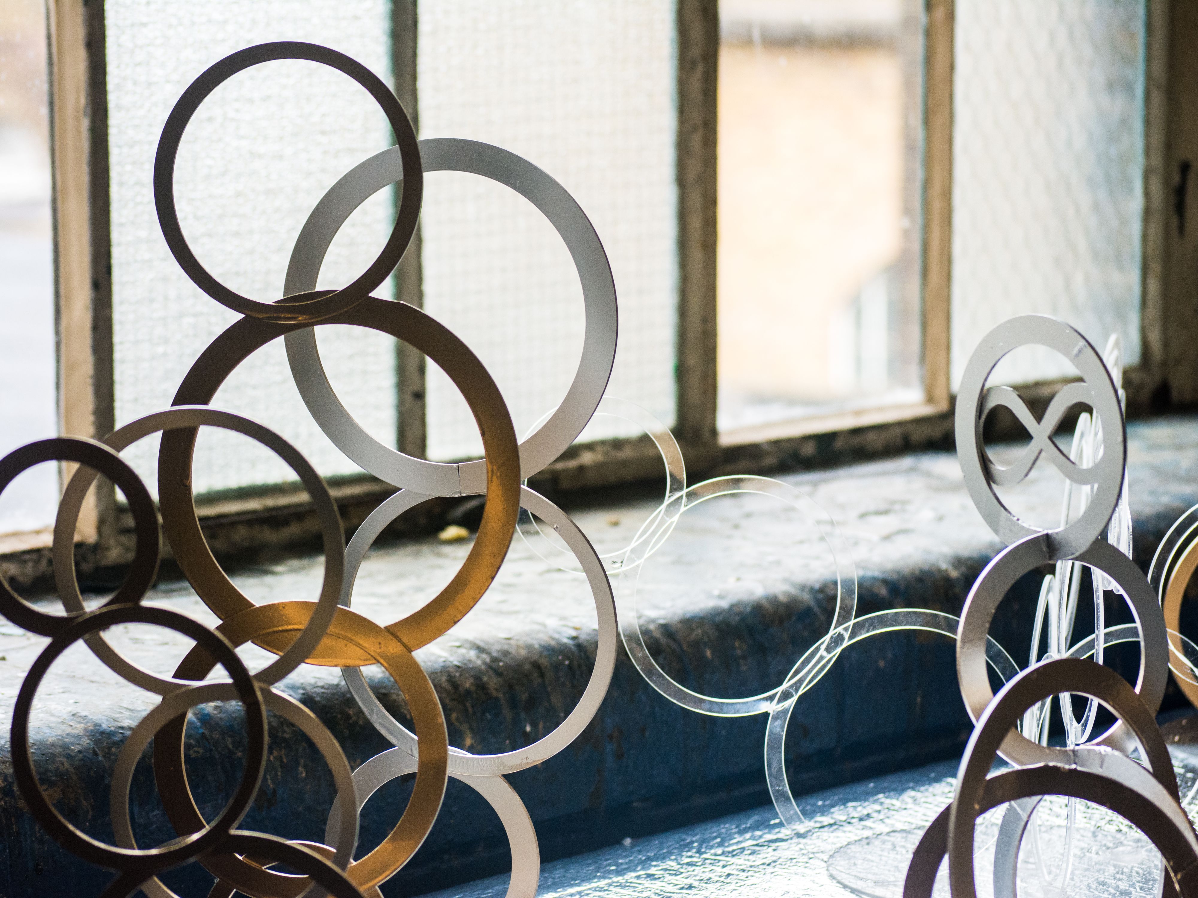 Linked circles artwork