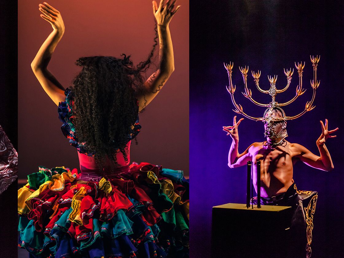 Costumes designed by LCF students from MA Costume Design for Performance