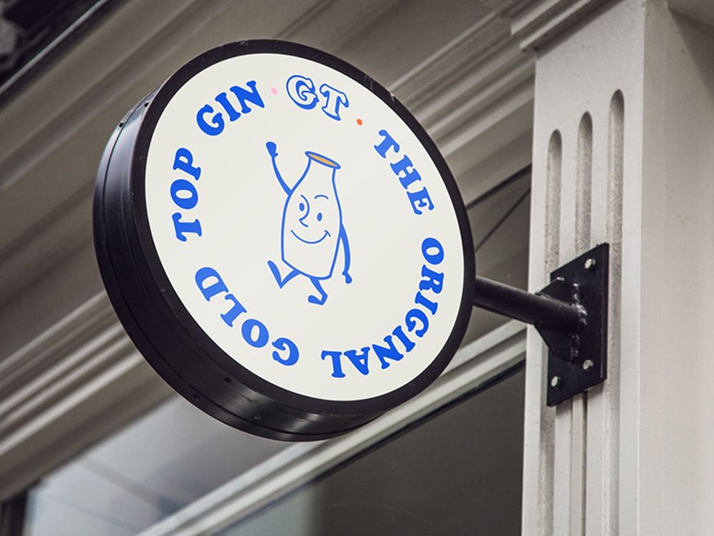 Concept drink signage.