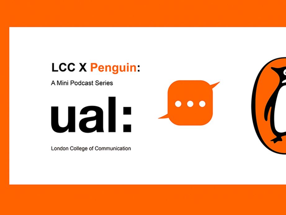 A graphic banner featuring a reference to the Penguin podcast.