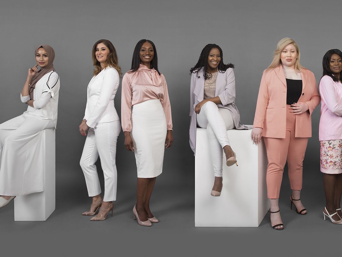 Picture of diverse women in suits