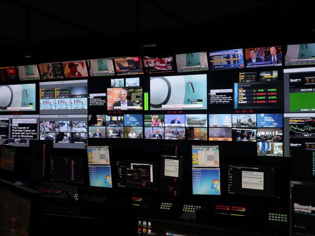 TV Studio control room
