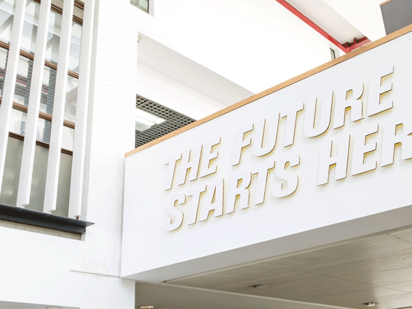 London College of Communication Degree Shows Signage 2016. 2