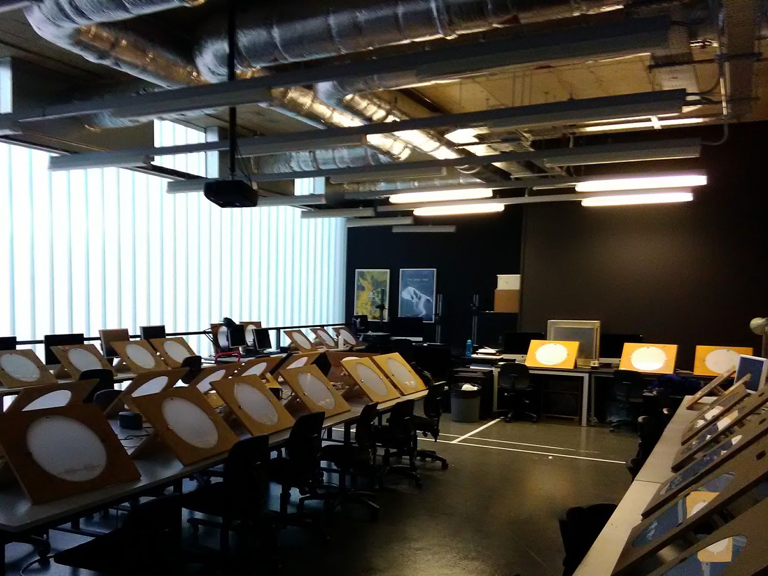 Inside the animation studio at Central Saint Martins