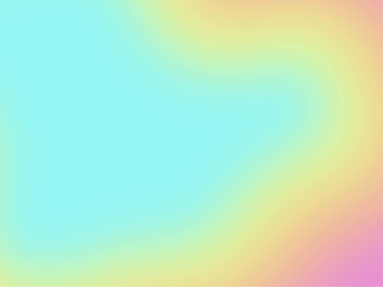 mulit colour pink, blue, yellow and green gradient 
