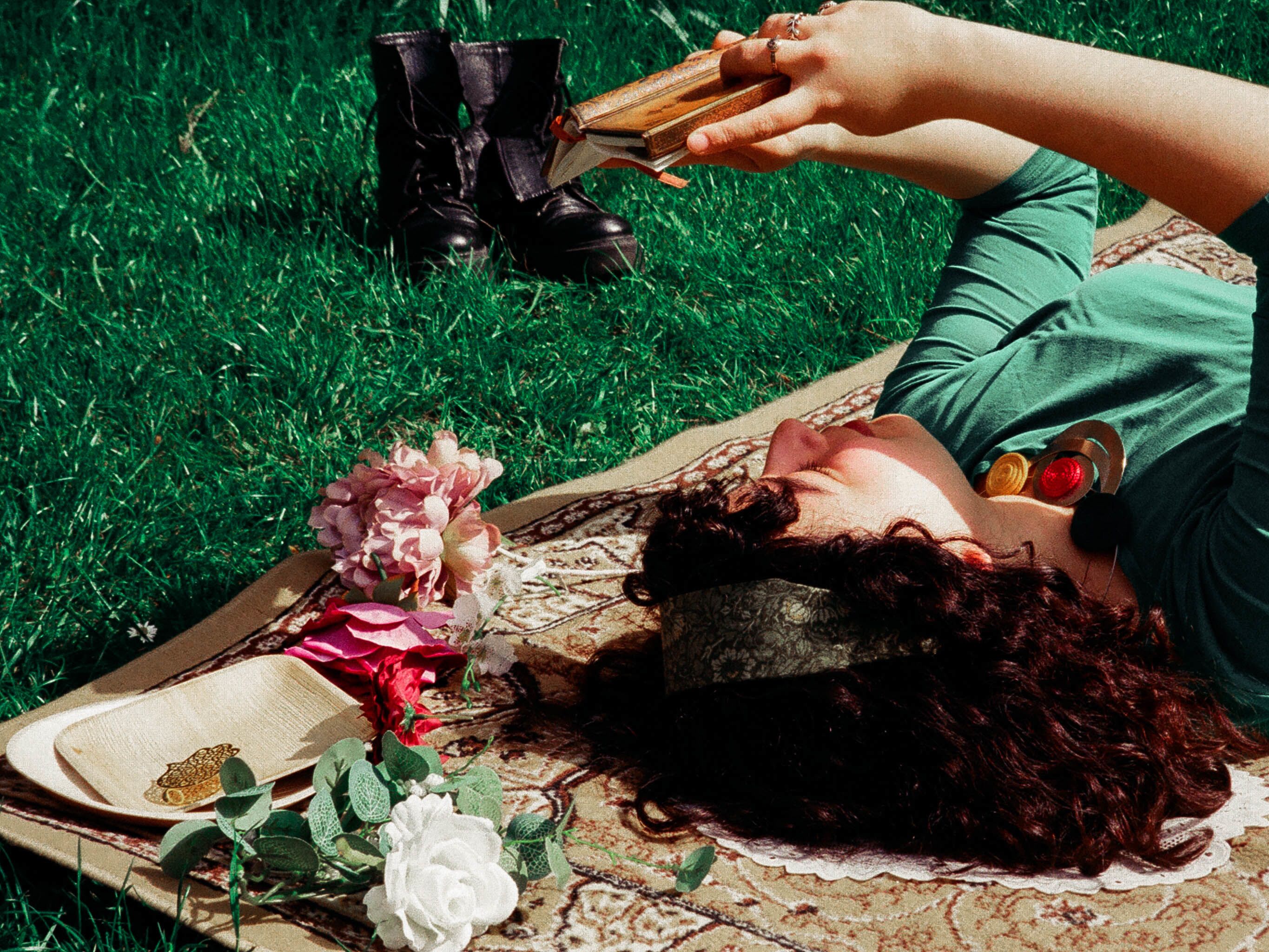 Girl and journal