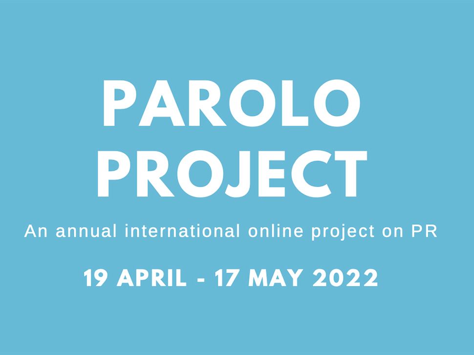 Blue graphic featuring the words 'PAROLO PROJECT'.