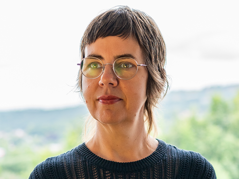 Headshot of MA Graphic Design Online Course Content Author Dr Michaela French
