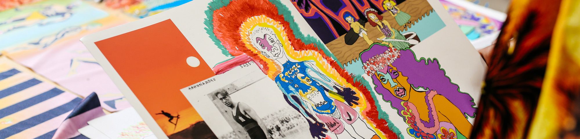 Collage by Edward Mendoza, BA Fashion: Fashion Print, Central Saint Martins
