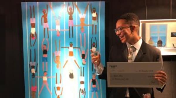 Ashton Attzs Central Saint Martins UAL with their #ESPrize winning work ‘Don’t Stay In Ya Lane’ Photo courtesy of the artist