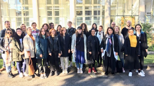 Group smiles! Here they are, participants from @lcflondon @UAL with @polimi and @hogskolaniboras on the three day Hackathon. https://t.co/Q4ayBW3pdt