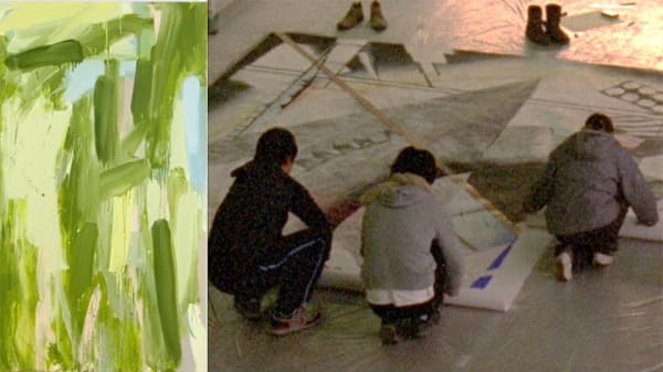 How can artistic processes challenge how we think about thought? Jorella Andrews discusses w. CSM’s Graham Ellard & Stephen Johnstone + screening extracts of their film ‘For an Open Campus’ – ftd in Andrews’ new book ‘The Question of Painting’ – Feb 5: https://t.co/Av3tZTP1j0 https://t.co/G43ZmrDDey