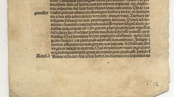 Object of the week: Column of Latin text in Gothic script, 1500s. https://t.co/6S46BV6PN1