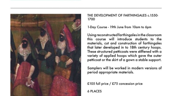 Dates for your calendar from SHD - range of short courses on offer from the end of May to the end of June with more on the way in July (including some on tailoring and menswear). More details on FB https://t.co/wJlOgHQ5ZU #schoolofhistoricaldress https://t.co/Z2IMoWtL5t