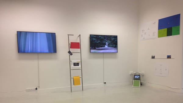 Installation Photograph: ‘Work-Out in Parallax_2’ by Gill Addison