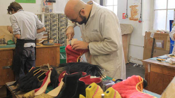 MA Footwear Students at Work