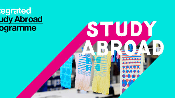 Colourful graphic with Integrated Study Abroad Programme text
